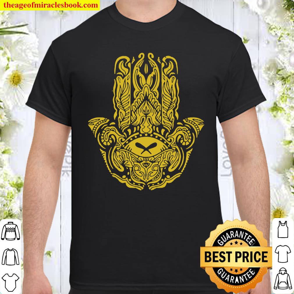 Official Symbol Golden Hamsa Shirt, hoodie, tank top, sweater