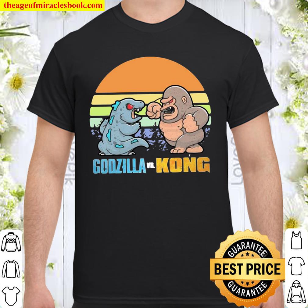 One Will Fall Godzilla And Kong Thank You For The Memories 2021 Vintage Retro limited Shirt, Hoodie, Long Sleeved, SweatShirt