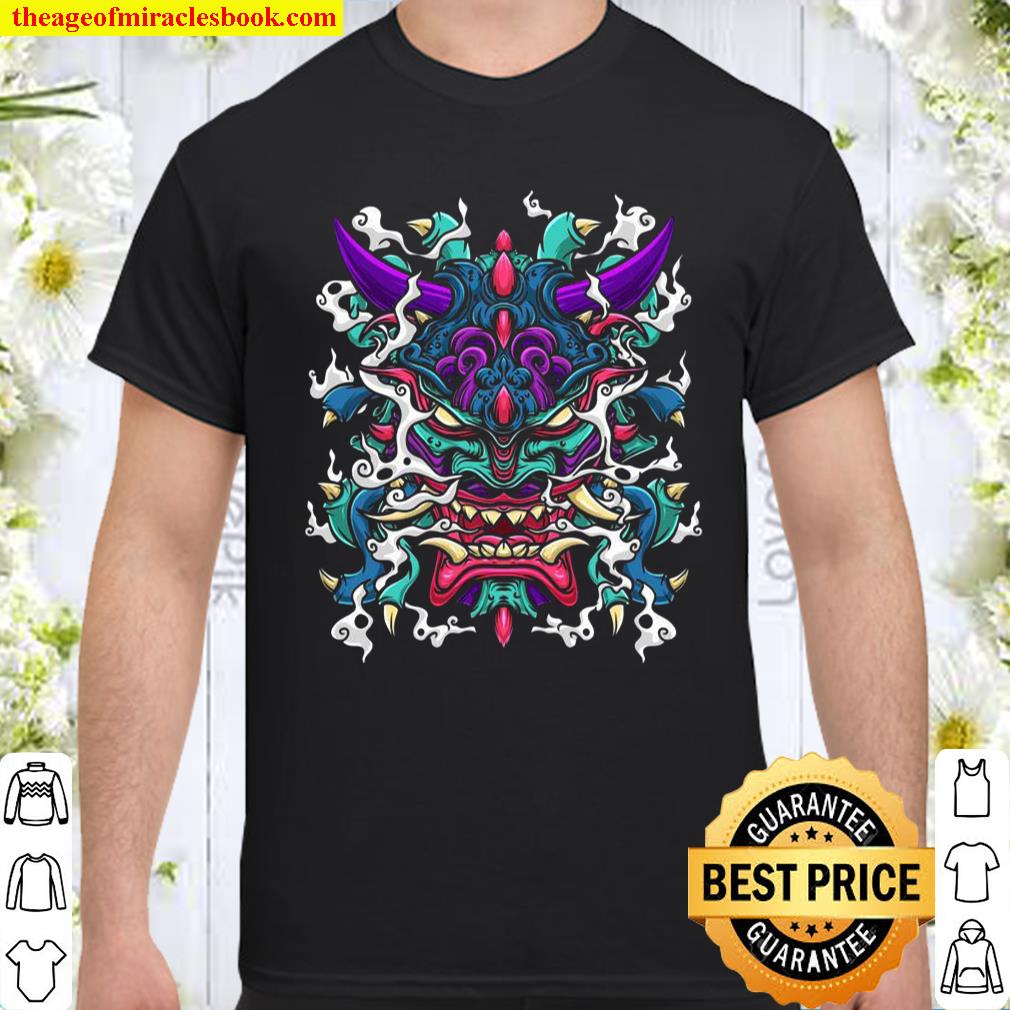 Oni Mask Hannya Demon Evil Japanese Shirt, hoodie, tank top, sweater
