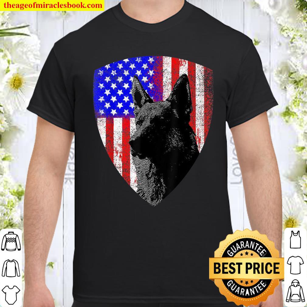 Patriotic German Shepherd American Flag Service Dog Shirt Patriotic German Shepherd American Flag Service Dog Shirt