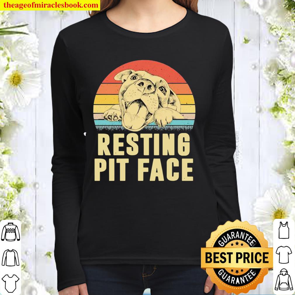 Resting pit face vintage Women Long Sleeved