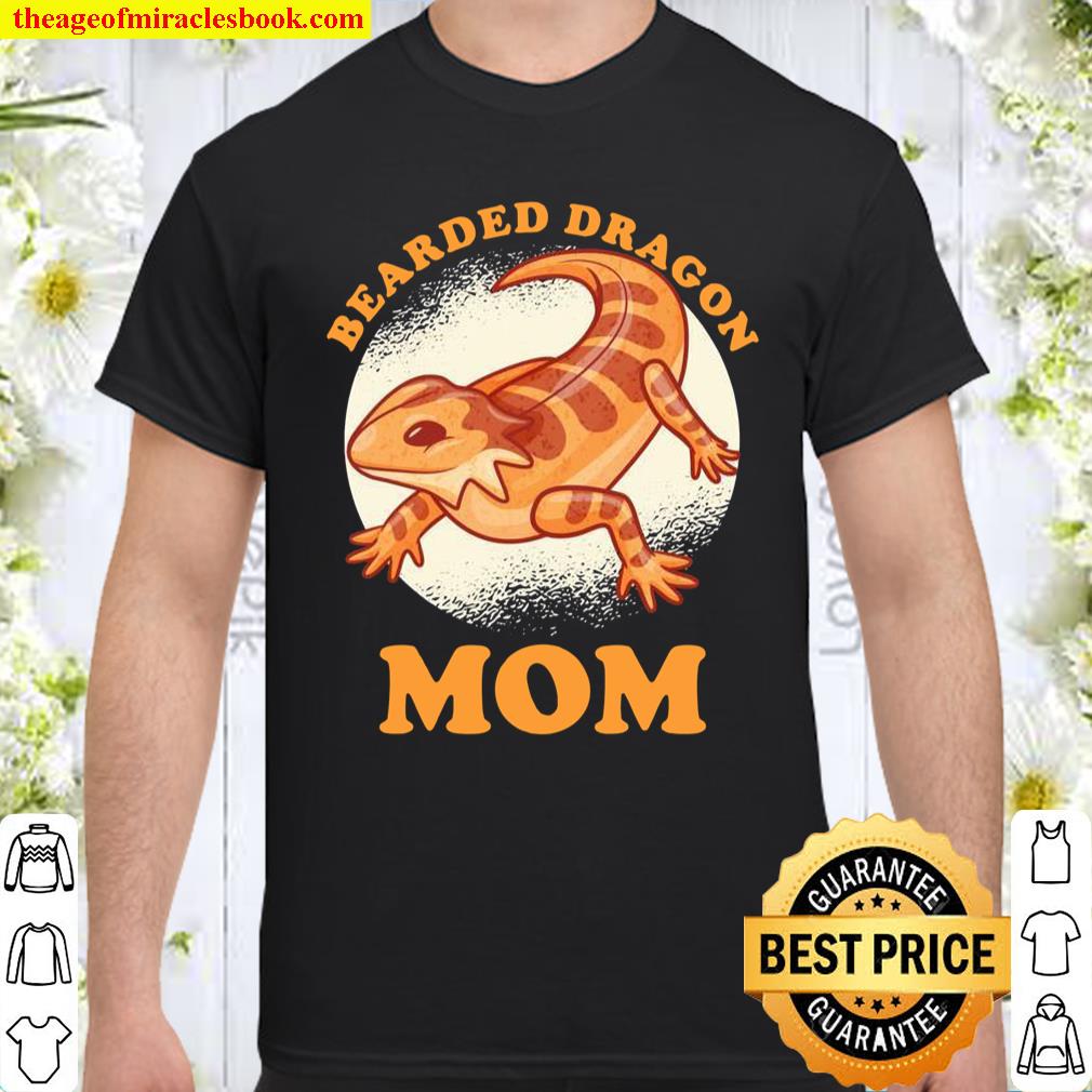 Retro Vintage Bearded Dragon Mom Reptile Keeper Shirt, hoodie, tank top, sweater