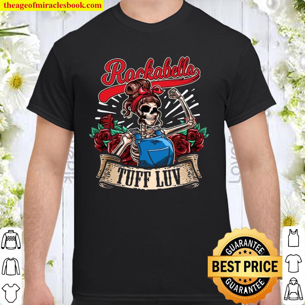 Rockebella Dress Tuff Luv Rockabilly Girl Skull Power PinUp shirt, hoodie, tank top, sweater