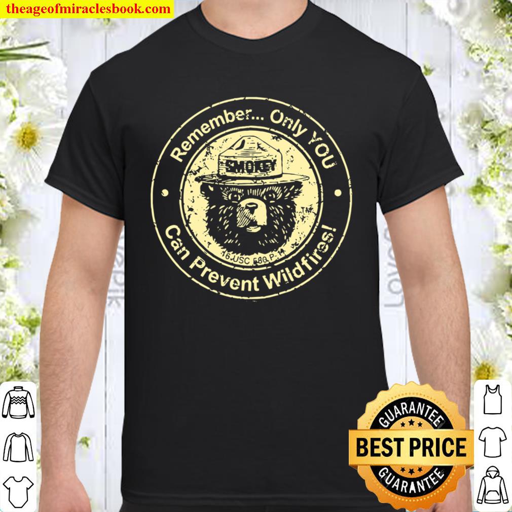 Smokey Bear Only You Can Prevent Wildfires Raglan Baseball limited Shirt, Hoodie, Long Sleeved, SweatShirt