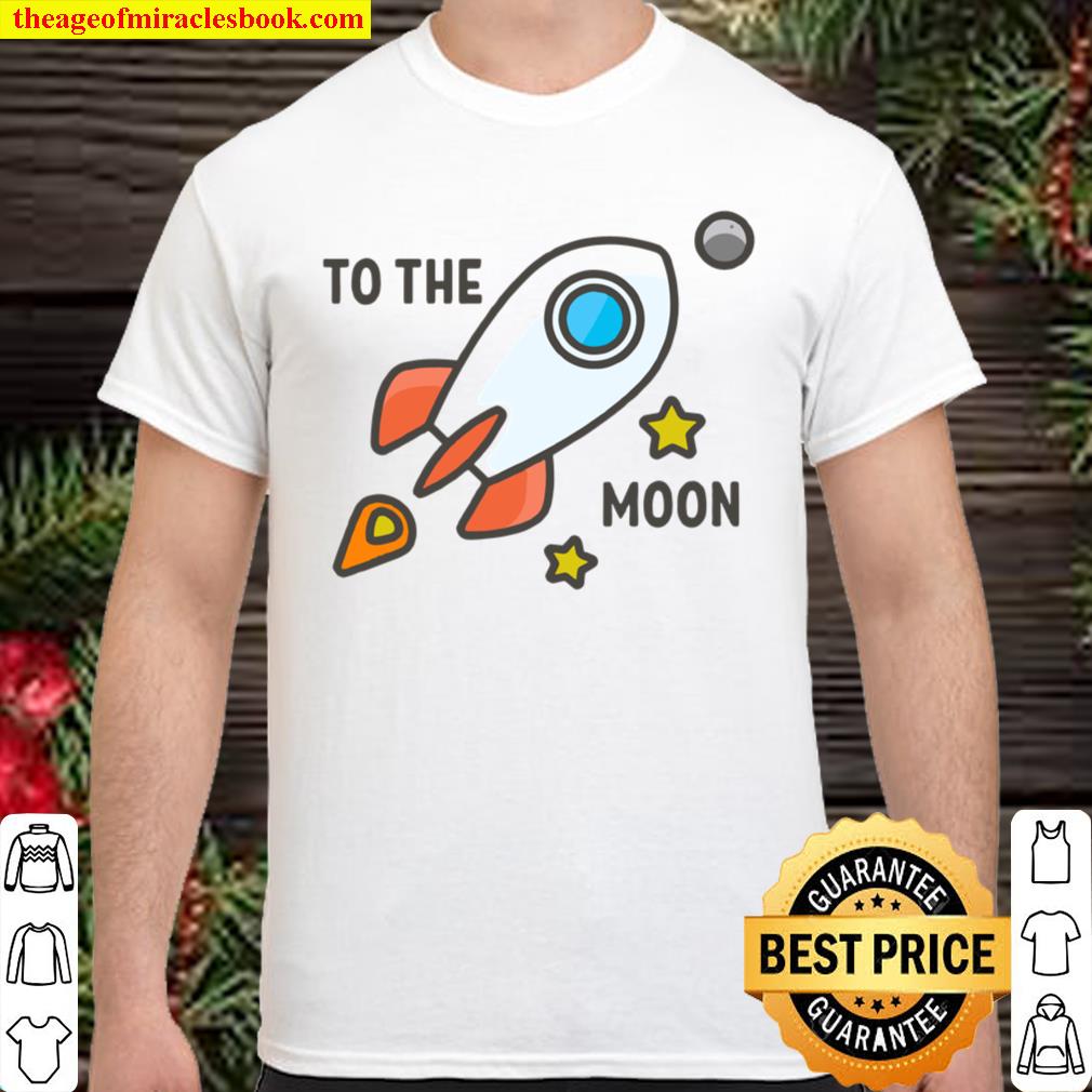 To The Moon Stocks Crypto Trading Rocket Shirt, hoodie, tank top, sweater
