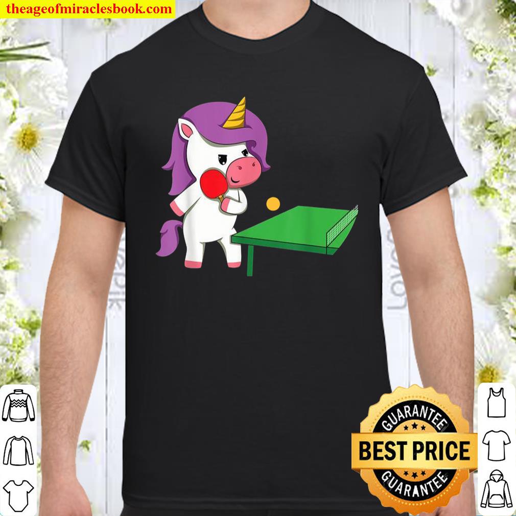 Unicorn Playing Ping Pong Shirt, hoodie, tank top, sweater