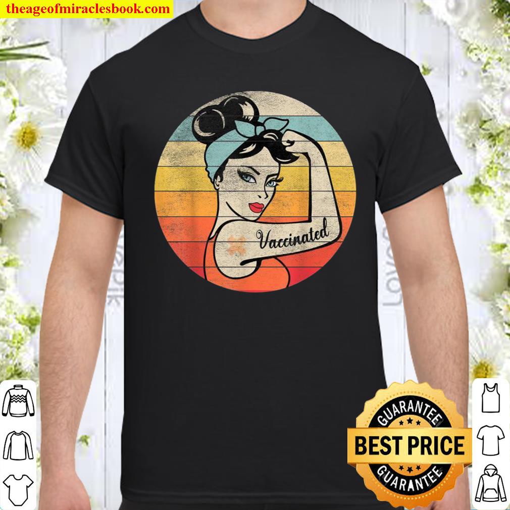 Vaccinated Retro Believes in Vaccines Immunization Shirt, hoodie, tank top, sweater