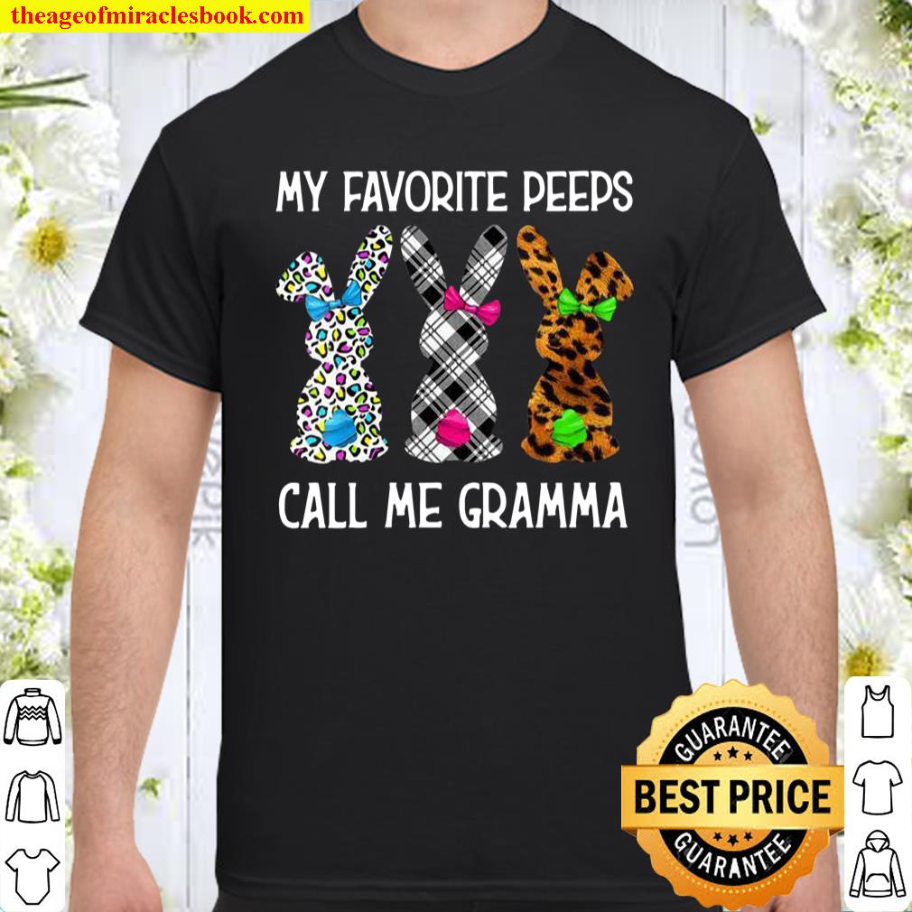 Womens My Favorite Peeps Call Me Gramma Easter Basket Stuffer Fun Shirt Womens My Favorite Peeps Call Me Gramma Easter Basket Stuffer Fun Shirt