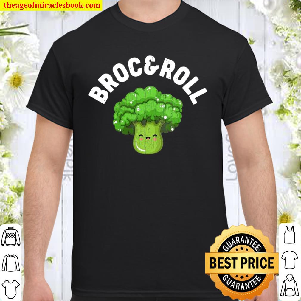 Womens Rock And Roll Design With Broccoli hot Shirt, Hoodie, Long Sleeved, SweatShirt