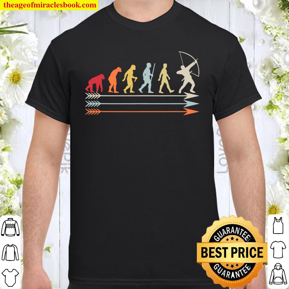 Archery Archer With Bow Evolution Of Man Retro Look new Shirt, Hoodie, Long Sleeved, SweatShirt Archery Archer With Bow Evolution Of Man Retro Look new Shirt, Hoodie, Long Sleeved, SweatShirt