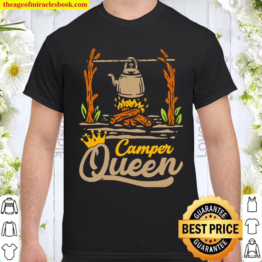 Camping Camper Queen Shirt, hoodie, tank top, sweater