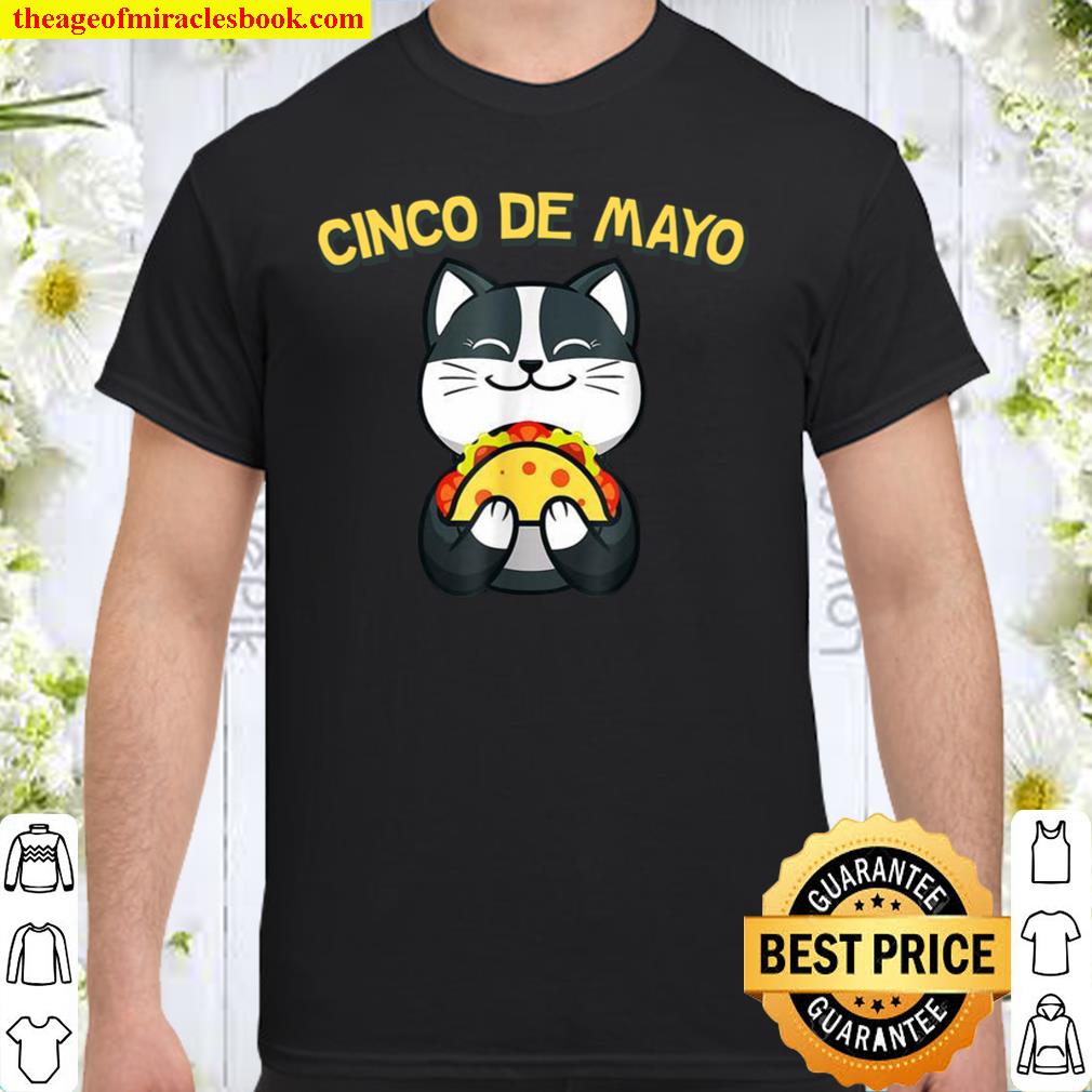 Cat With Taco Cinco de Mayo limited Shirt, Hoodie, Long Sleeved, SweatShirt