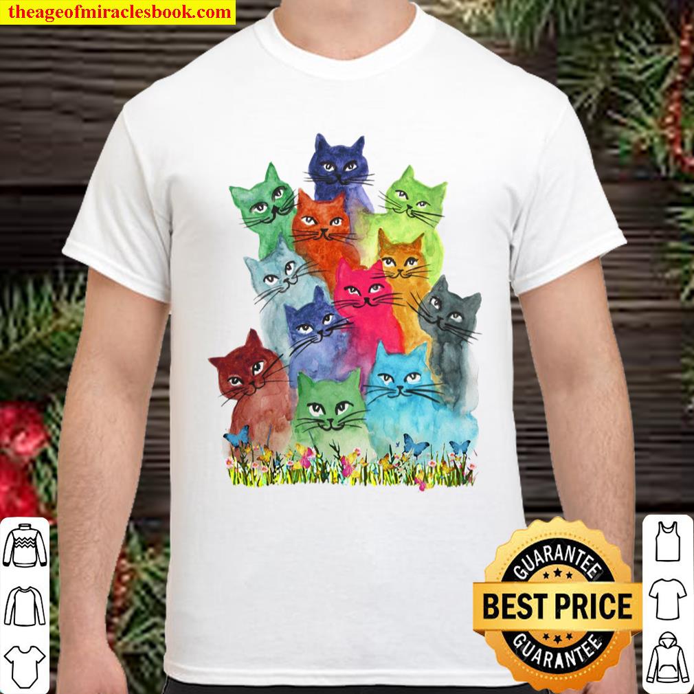 Cats Color Shirt, hoodie, tank top, sweater Cats Color Shirt, hoodie, tank top, sweater