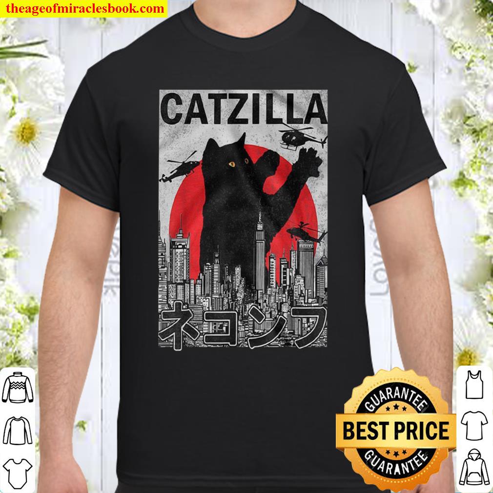 Catzilla Cat limited Shirt, Hoodie, Long Sleeved, SweatShirt