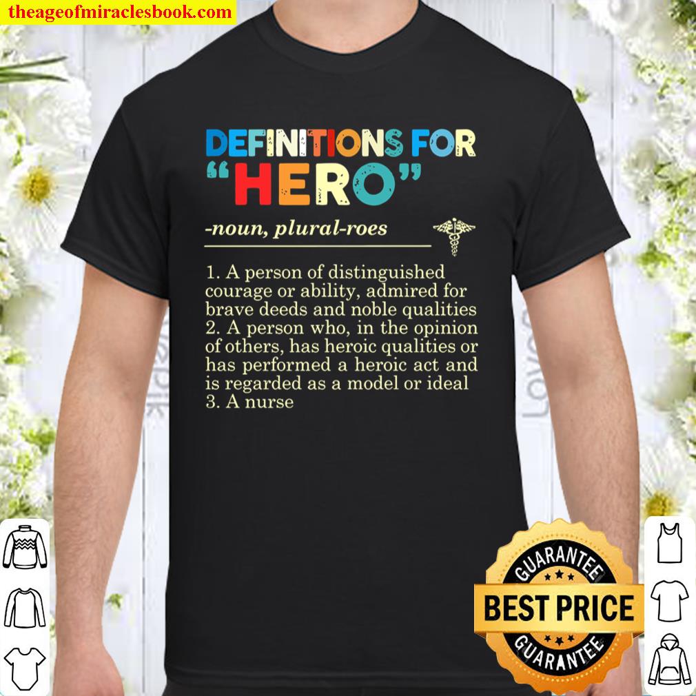 Definitions For Hero Noun Plural Roes Shirt, hoodie, tank top, sweater