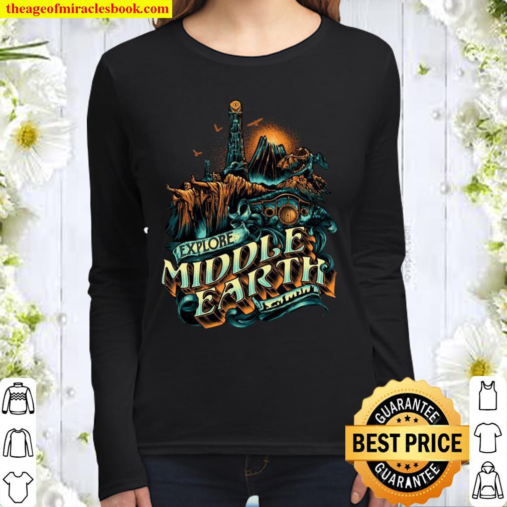 Explore Middle Earth Women Long Sleeved