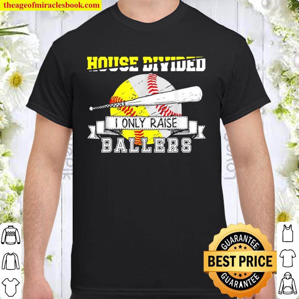 Funny Baseball Softball Divided House Ball Mom hot Shirt, Hoodie, Long Sleeved, SweatShirt