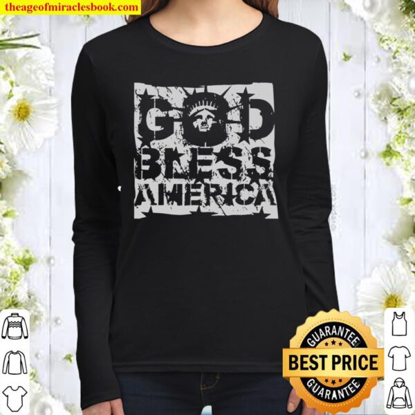 God Bless America Women Long Sleeved