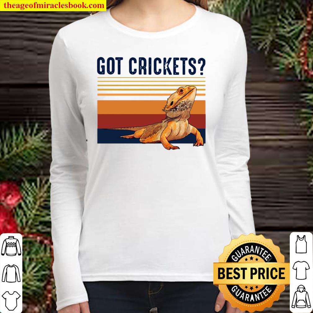 Got Crickets Vintage Retro Women Long Sleeved