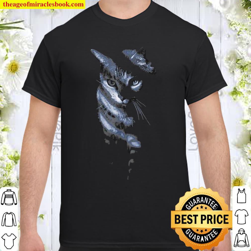 Grey Cat Shadowed Cat limited Shirt, Hoodie, Long Sleeved, SweatShirt