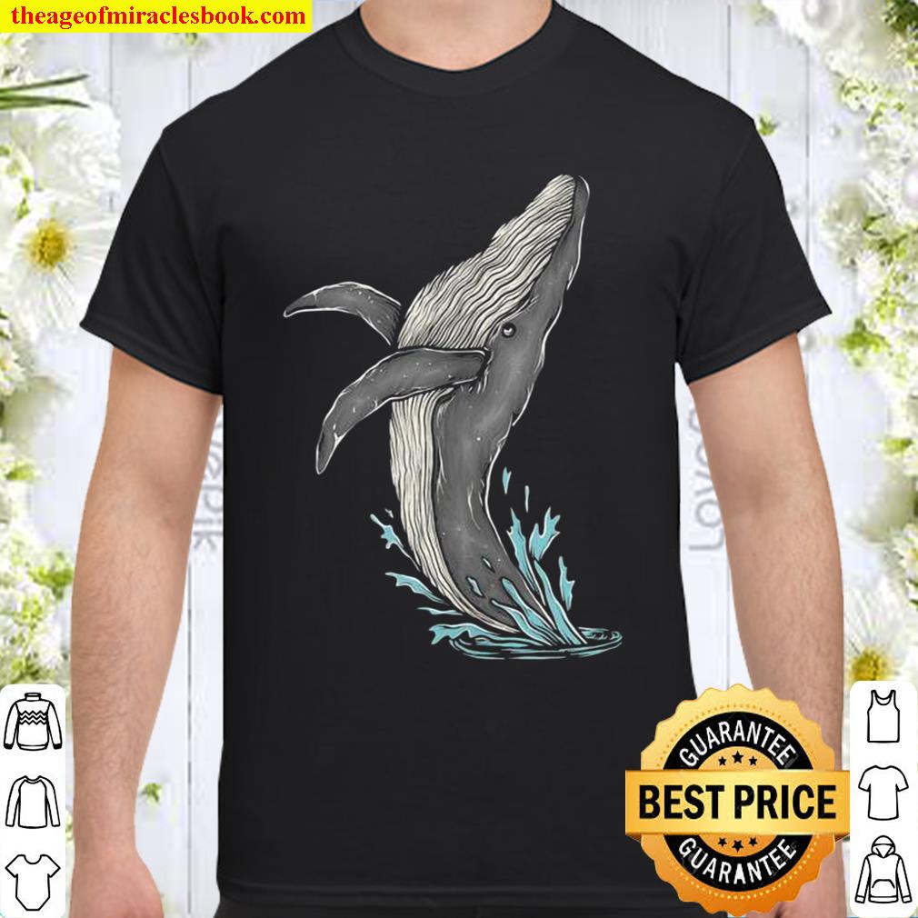 Humpback Blue Whale Jumping limited Shirt, Hoodie, Long Sleeved, SweatShirt
