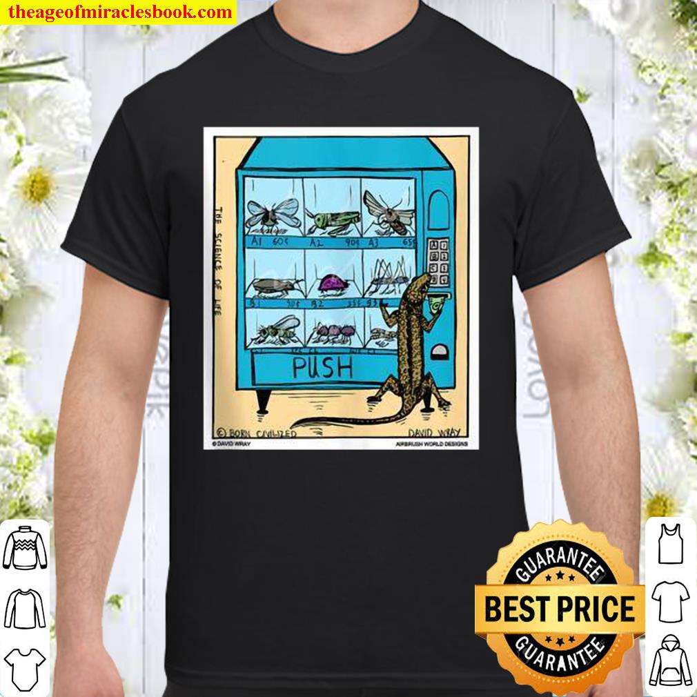Lizard Using Insect Vending Machine Reptile 2021 Shirt, Hoodie, Long Sleeved, SweatShirt