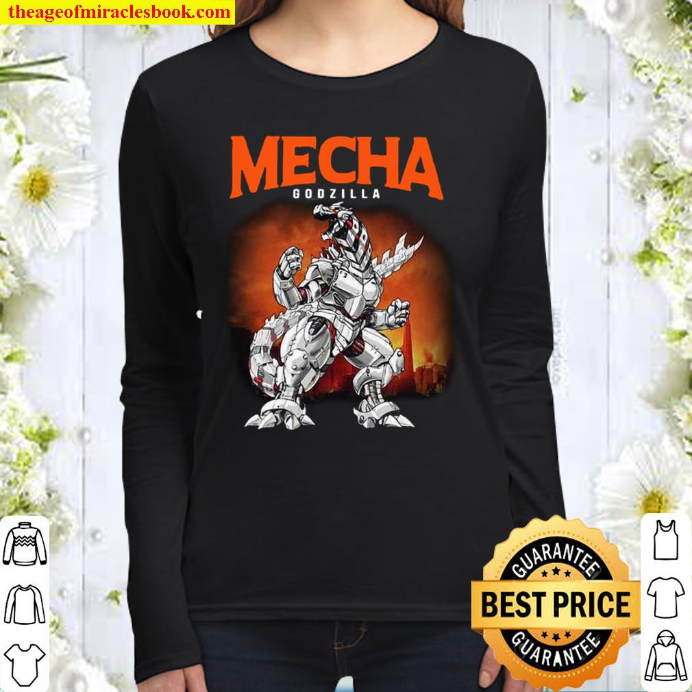 Mecha Godzilla Women Long Sleeved