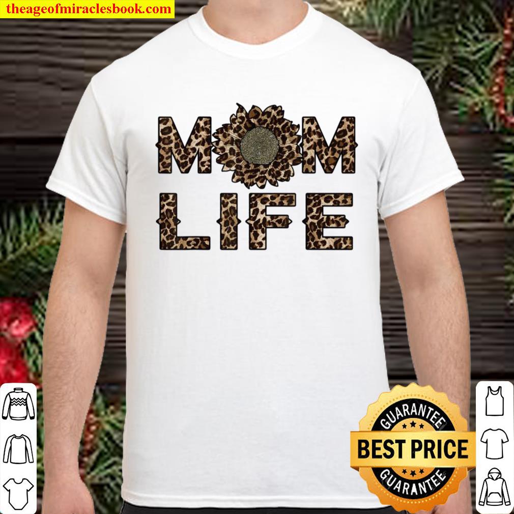 Mom Sunflower Animal Print Art Mother Life Shirt, hoodie, tank top, sweater