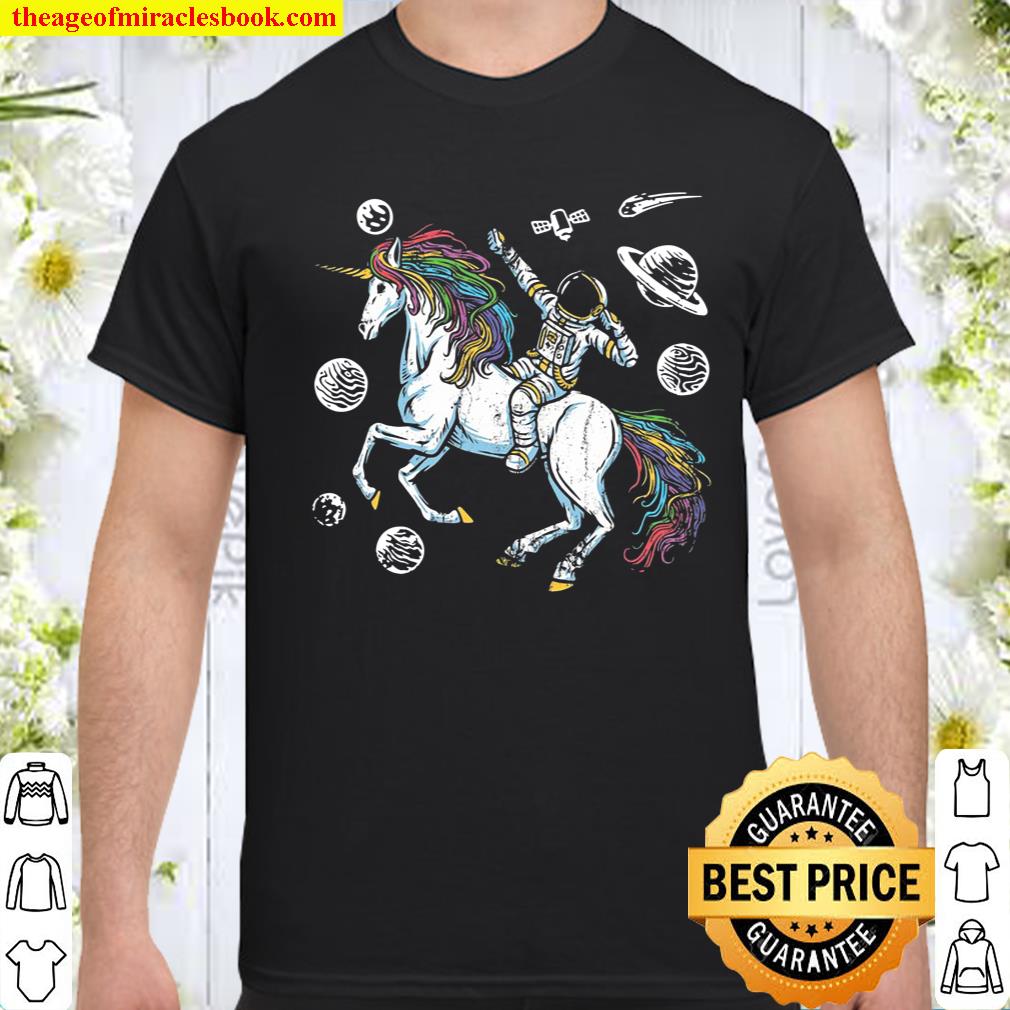 Outer Space Cosmonaut Fantasy Animal Unicorn Gift Astronaut Shirt, hoodie, tank top, sweater