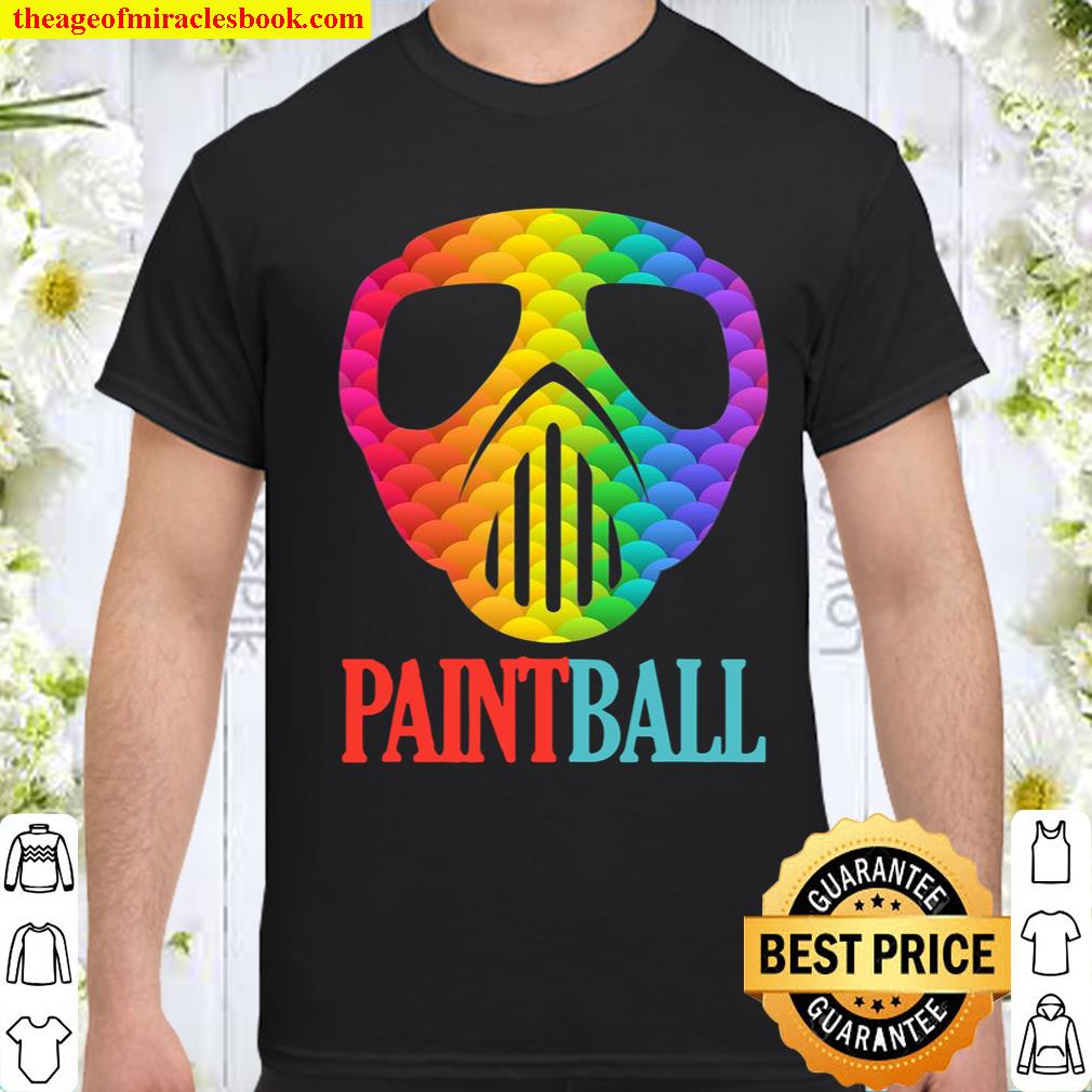 Paintball Paintball Mask Rainbow, Edm, Neon, Rave Shirt, hoodie, tank top, sweater