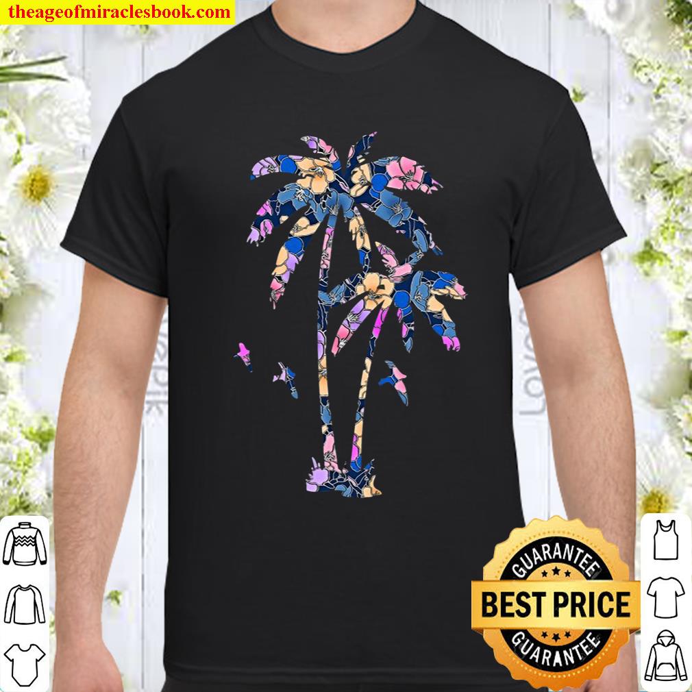 Palm Tree Print Hawaiian Beach Tropical Hot Shirt, hoodie, tank top, sweater