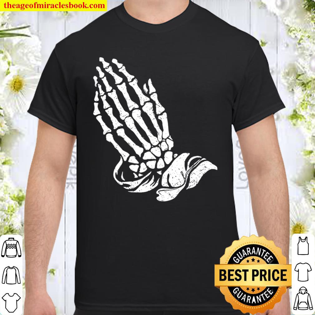 Praying Skeleton Hands Blessed 2021 Shirt, Hoodie, Long Sleeved, SweatShirt