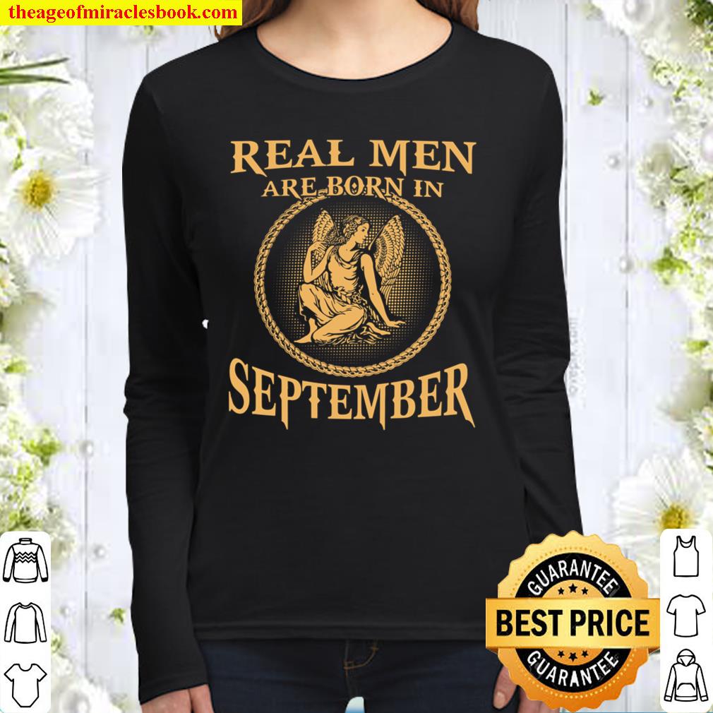 Real Men Are Born In September Women Long Sleeved