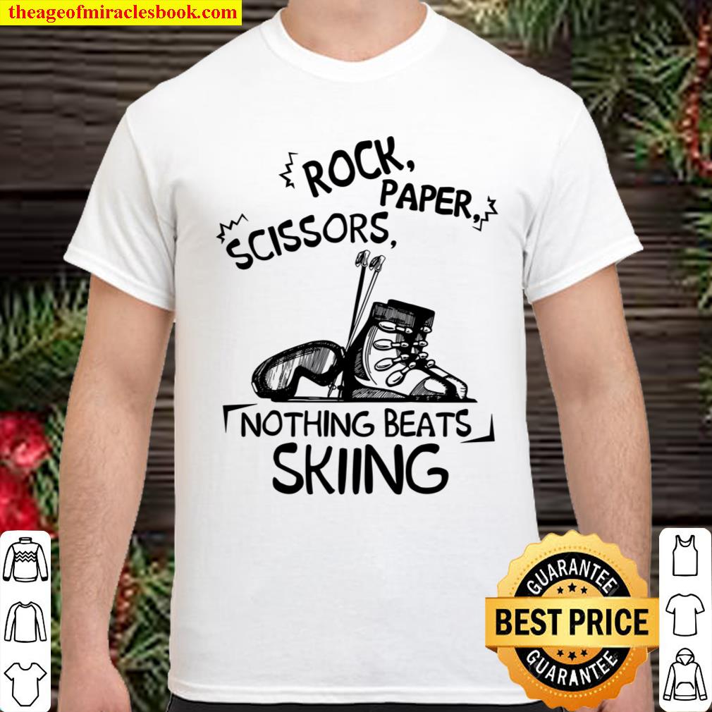 Rock Paper Scissors Nothing Beats Skiing shirt, hoodie, tank top, sweater