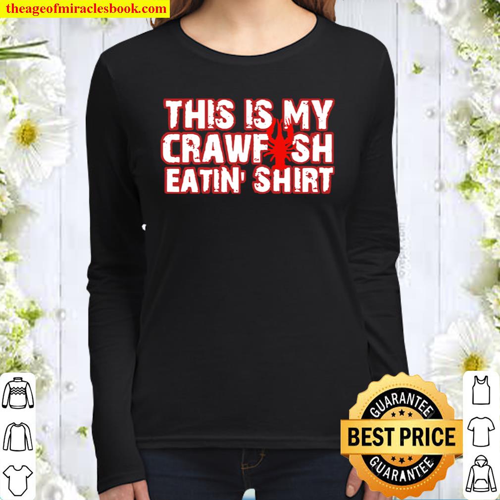 This Is My Eating Crawfish Women Long Sleeved