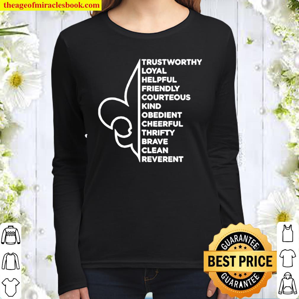 Trustworthy Loyal Helpful Friendly Courteous Kind Women Long Sleeved