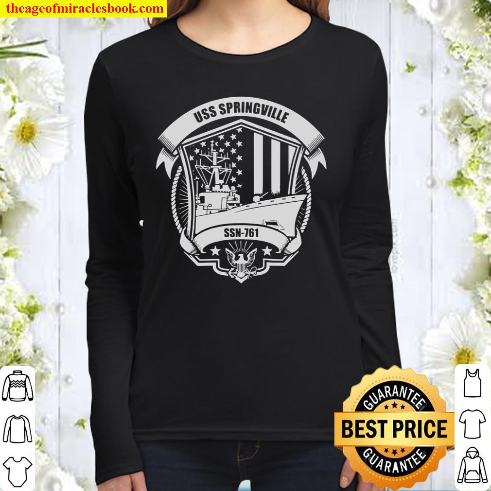 USS Springville SSN761 Women Long Sleeved