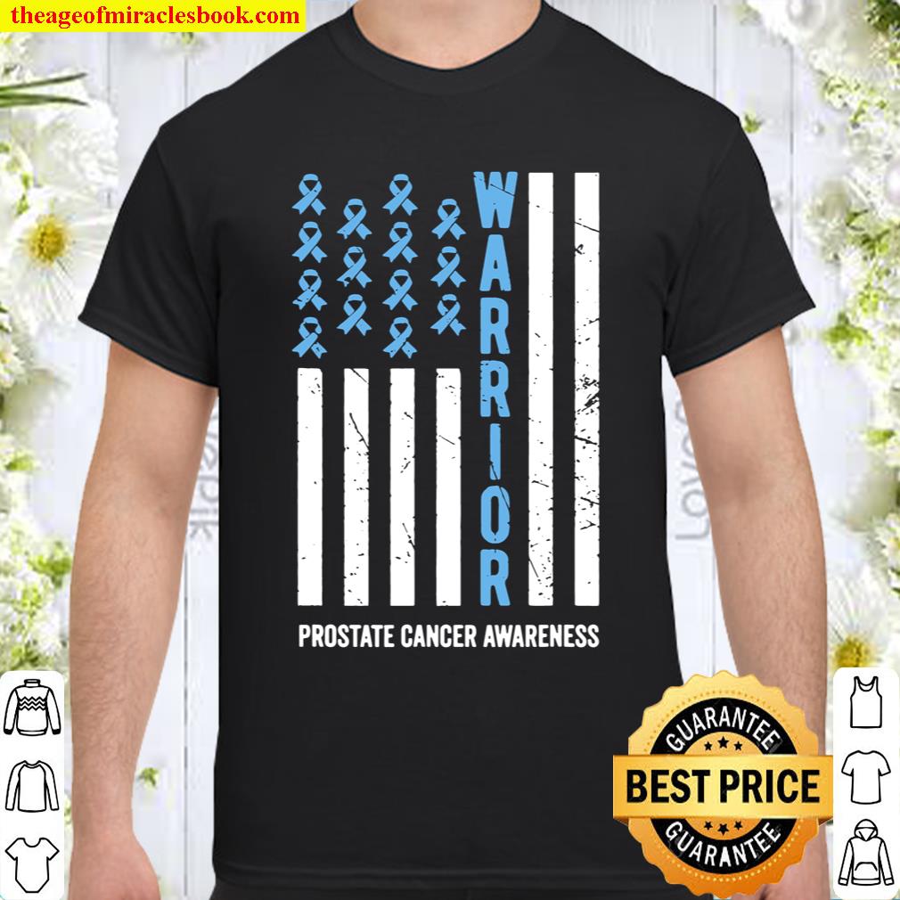 Warrior Light Blue Ribbon Prostate Cancer Awareness Shirt, hoodie, tank top, sweater