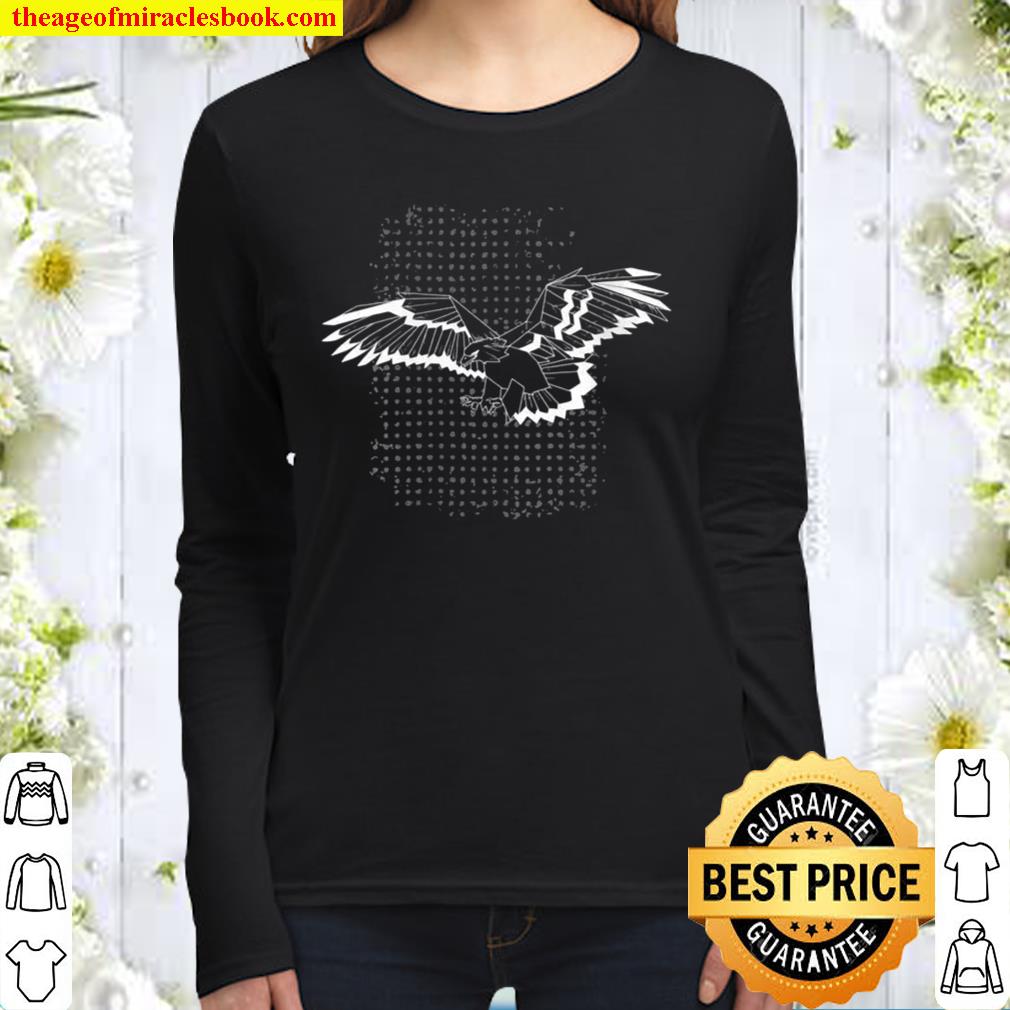 Womens Geometric Falcon And Hawk Falconry Women Long Sleeved