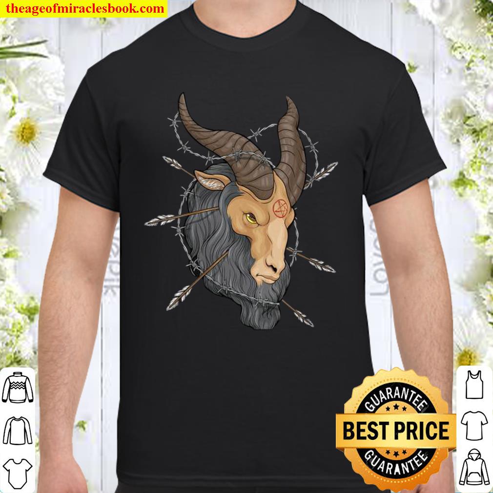 Womens Satanic Baphomet Gothic Goat Pentagram Goth Occult new Shirt, Hoodie, Long Sleeved, SweatShirt