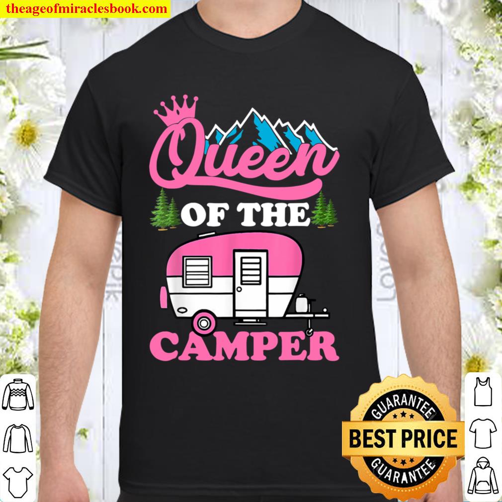 Camping Lover Queen Of The Camper limited Shirt, Hoodie, Long Sleeved, SweatShirt
