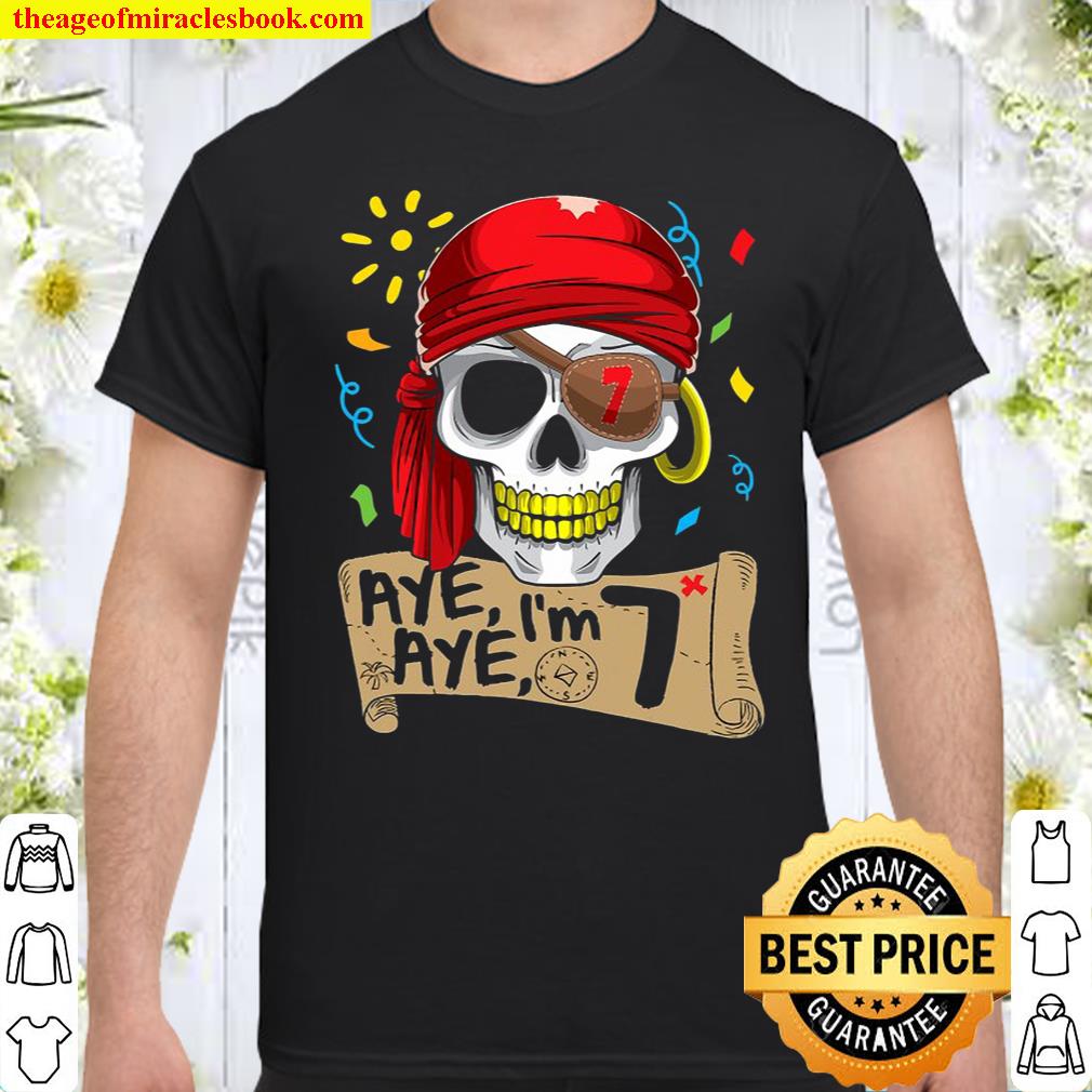 Cool Pirate 7 Years Old Birthday shirt, hoodie, tank top, sweater Cool Pirate 7 Years Old Birthday shirt, hoodie, tank top, sweater