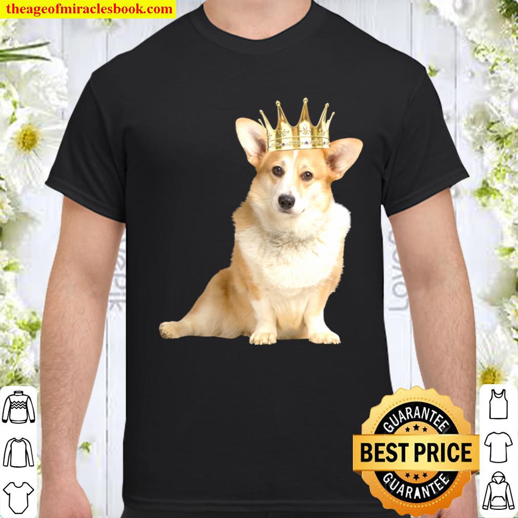 Corgi Wearing Crown Photo Design shirt, hoodie, tank top, sweater