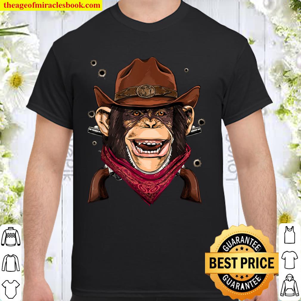 Cowboy Monkey Western Rodeo Cowboy Hat and Bandana 2021 Shirt, Hoodie, Long Sleeved, SweatShirt