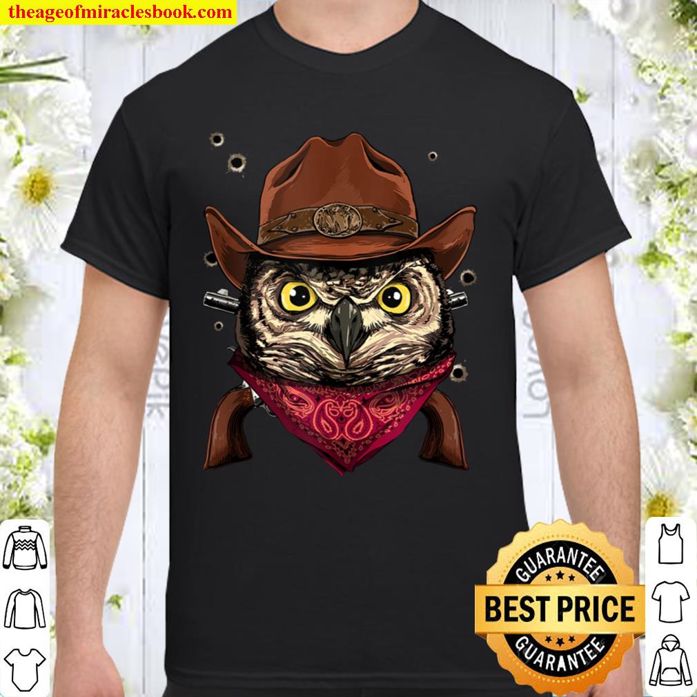 Cowboy Owl Western Rodeo Cowboy Hat and Bandana 2021 Shirt, Hoodie, Long Sleeved, SweatShirt