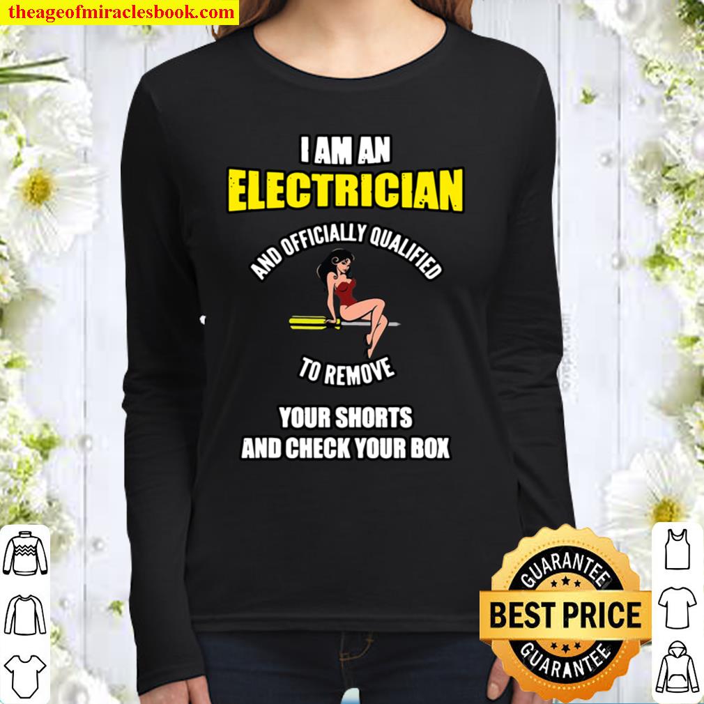 Electrician Remove Shorts Check Box Engineer Gif Women Long Sleeved