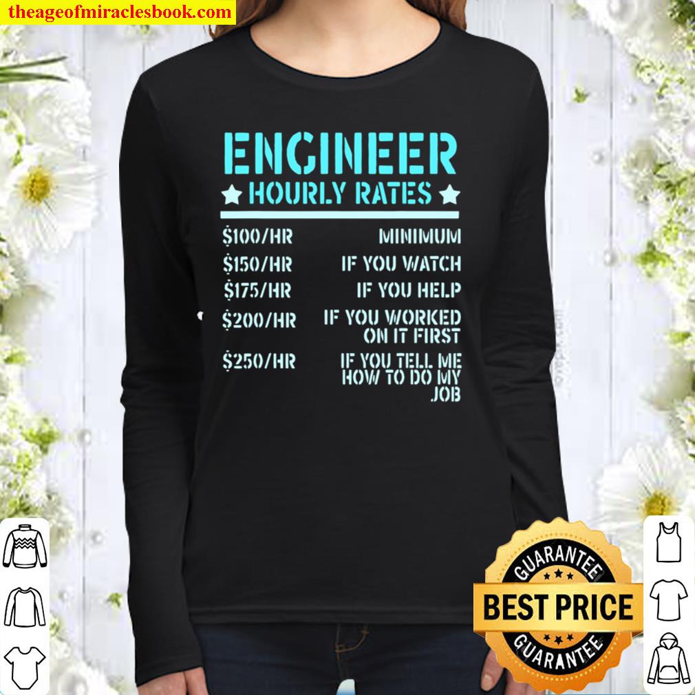 Engineer Hourly Rates Civil Computer Engineering Women Long Sleeved