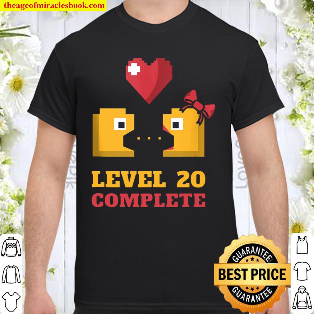 Funny Gamers Level 20 Complete 20th Wedding Anniversary hot Shirt, Hoodie, Long Sleeved, SweatShirt Funny Gamers Level 20 Complete 20th Wedding Anniversary hot Shirt, Hoodie, Long Sleeved, SweatShirt