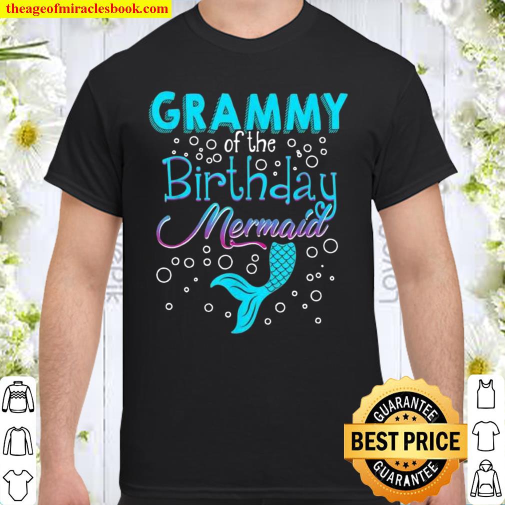 Grammy Of The Birthday Mermaid Matching Family limited Shirt, Hoodie, Long Sleeved, SweatShirt Grammy Of The Birthday Mermaid Matching Family limited Shirt, Hoodie, Long Sleeved, SweatShirt