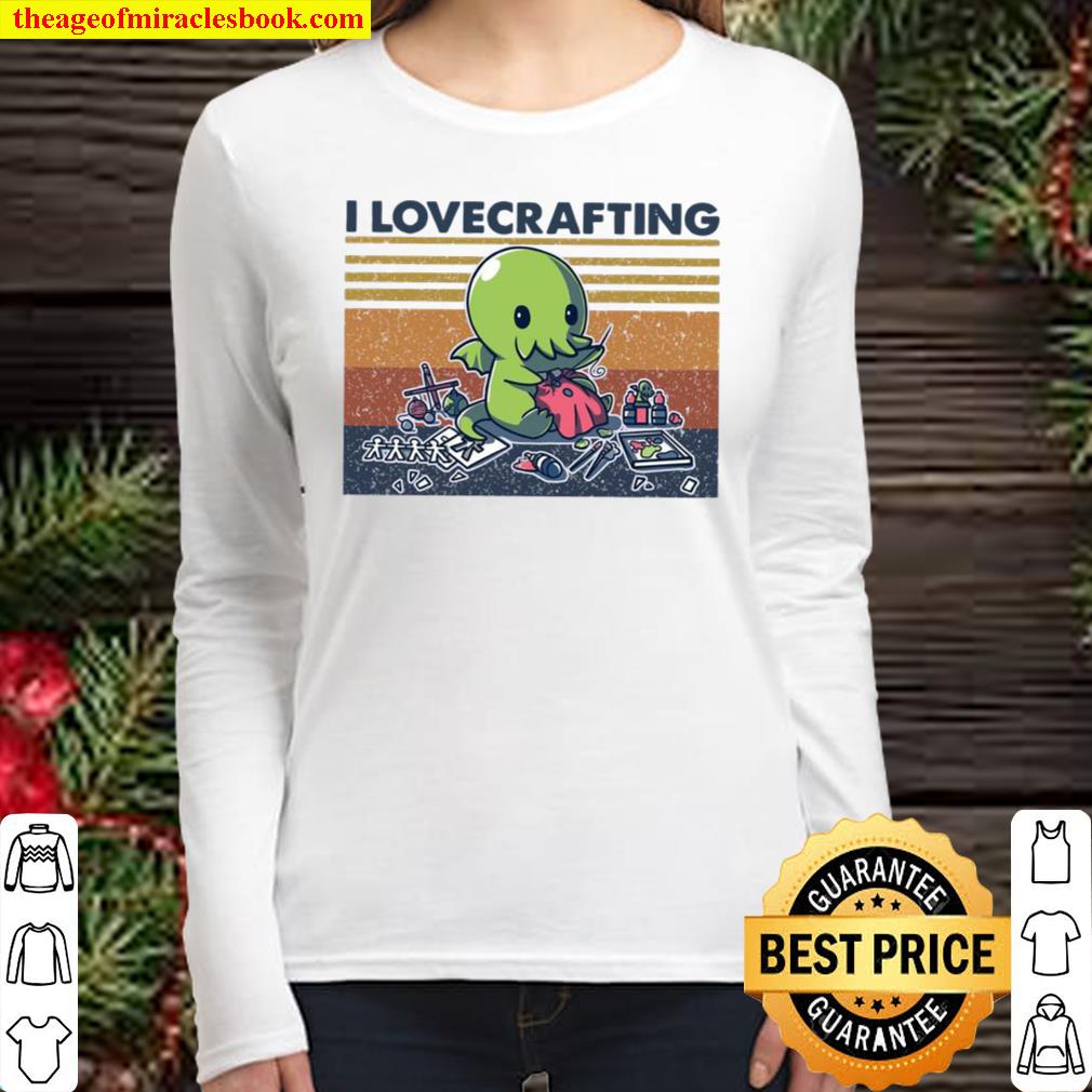 I Love Crafting Women Long Sleeved